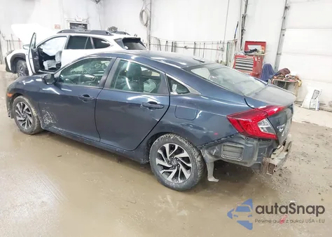 2017 Honda Civic Ex z USA, uszkodzony, nr VIN 2HGFC2F77HH538107